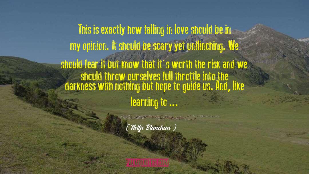 Neltje Blanchan Quotes: This is exactly how falling
