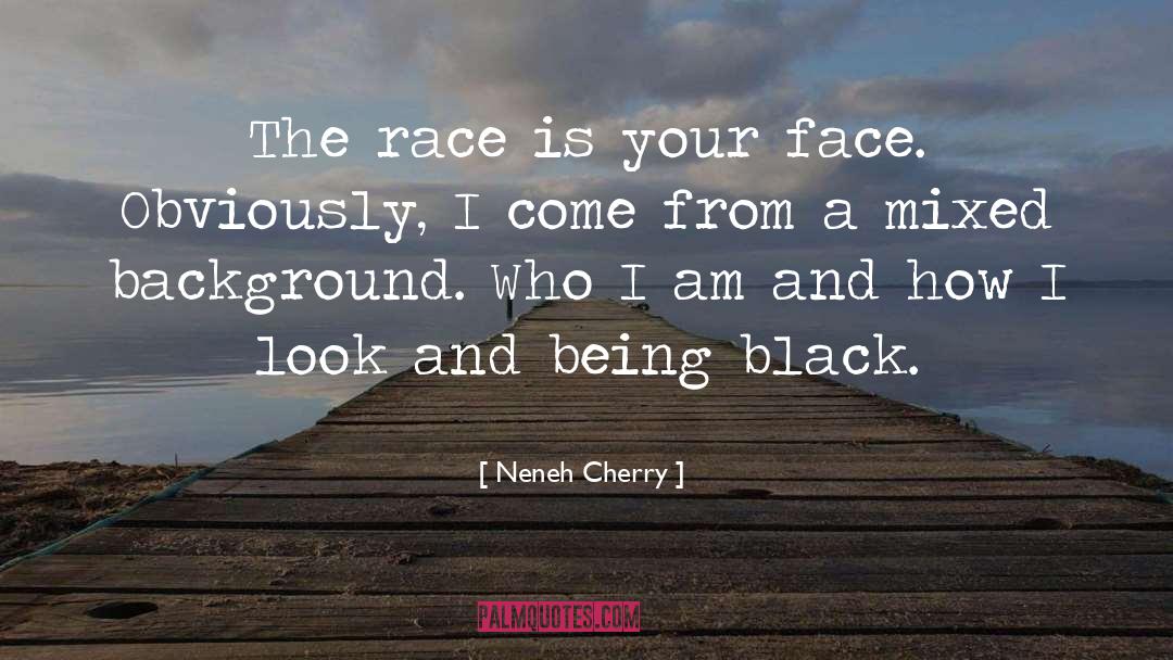 Neneh Cherry Quotes: The race is your face.