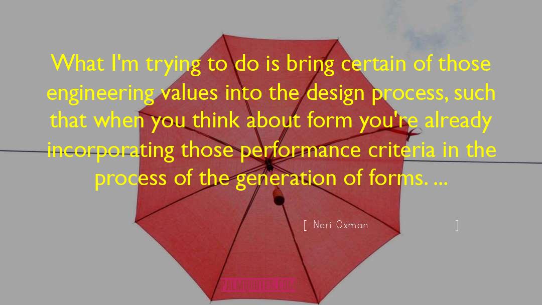 Neri Oxman Quotes: What I'm trying to do