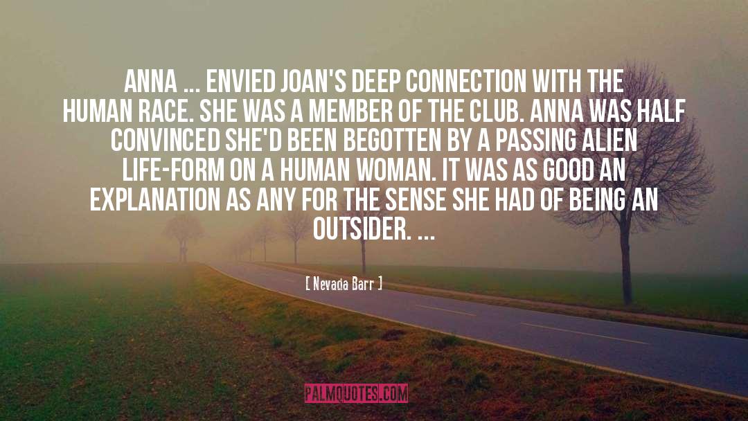 Nevada Barr Quotes: Anna ... envied Joan's deep