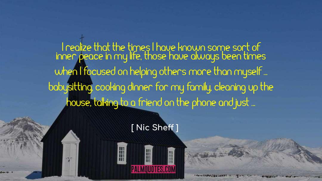 Nic Sheff Quotes: I realize that the times