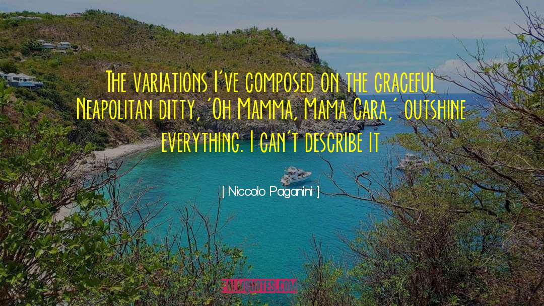 Niccolo Paganini Quotes: The variations I've composed on