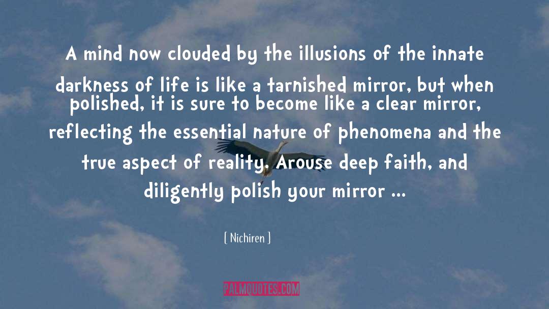 Nichiren Quotes: A mind now clouded by