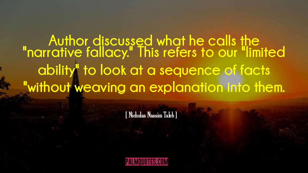 Nicholas Nassim Taleb Quotes: Author discussed what he calls