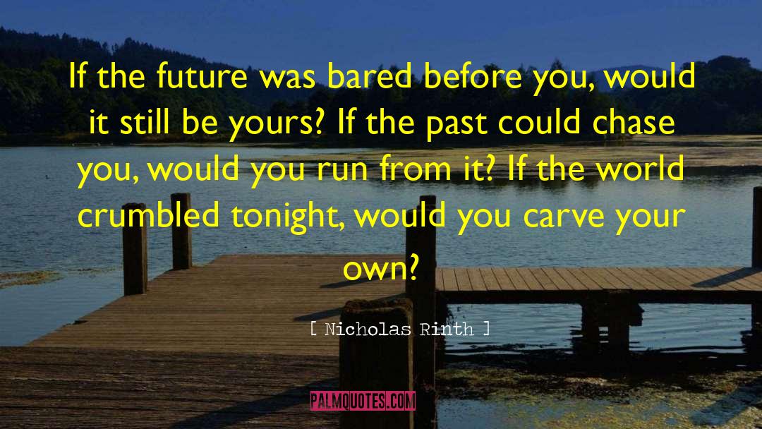 Nicholas Rinth Quotes: If the future was bared