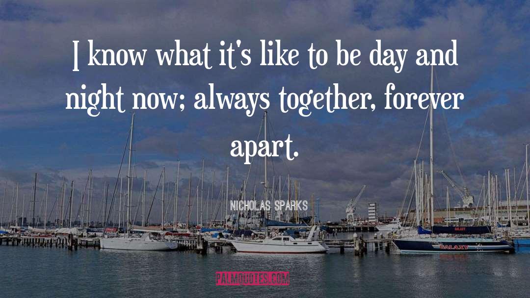 Nicholas Sparks Quotes: I know what it's like