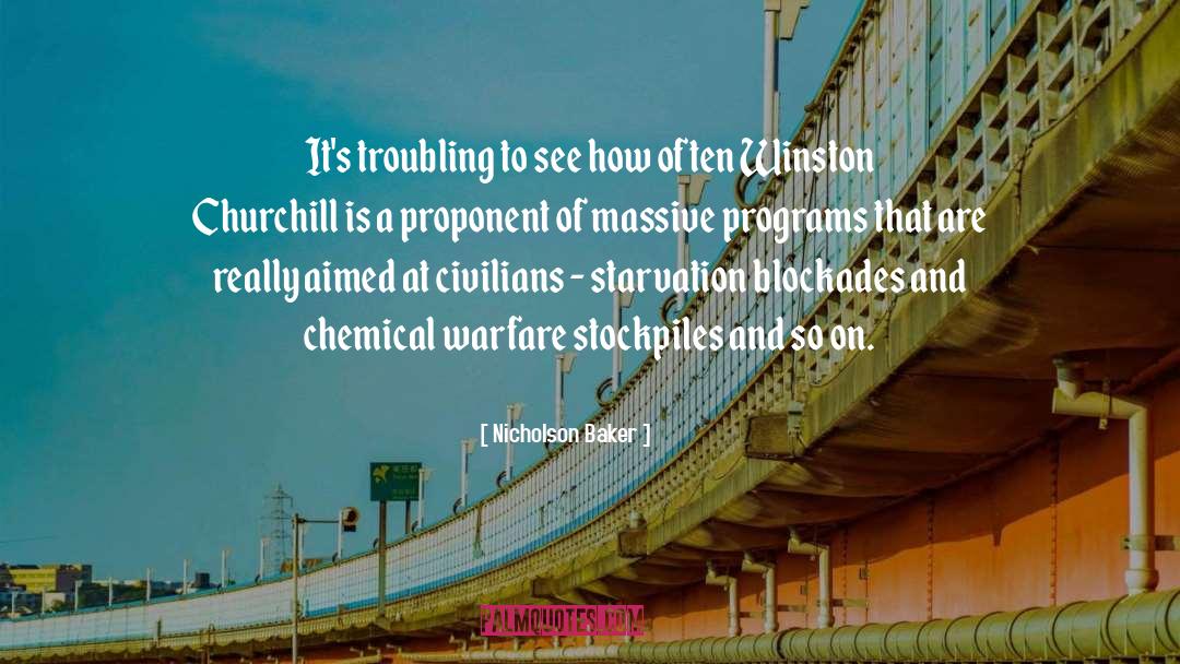 Nicholson Baker Quotes: It's troubling to see how