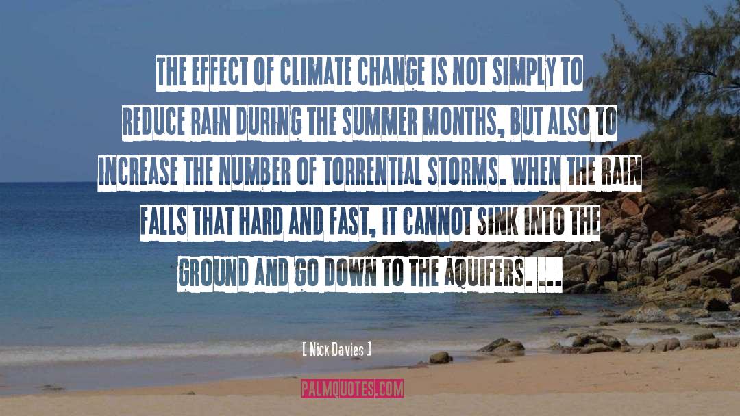 Nick Davies Quotes: The effect of climate change