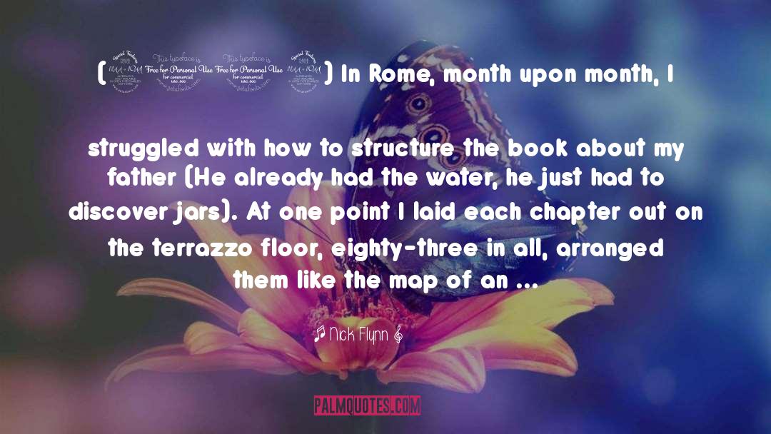 Nick Flynn Quotes: (2002) In Rome, month upon