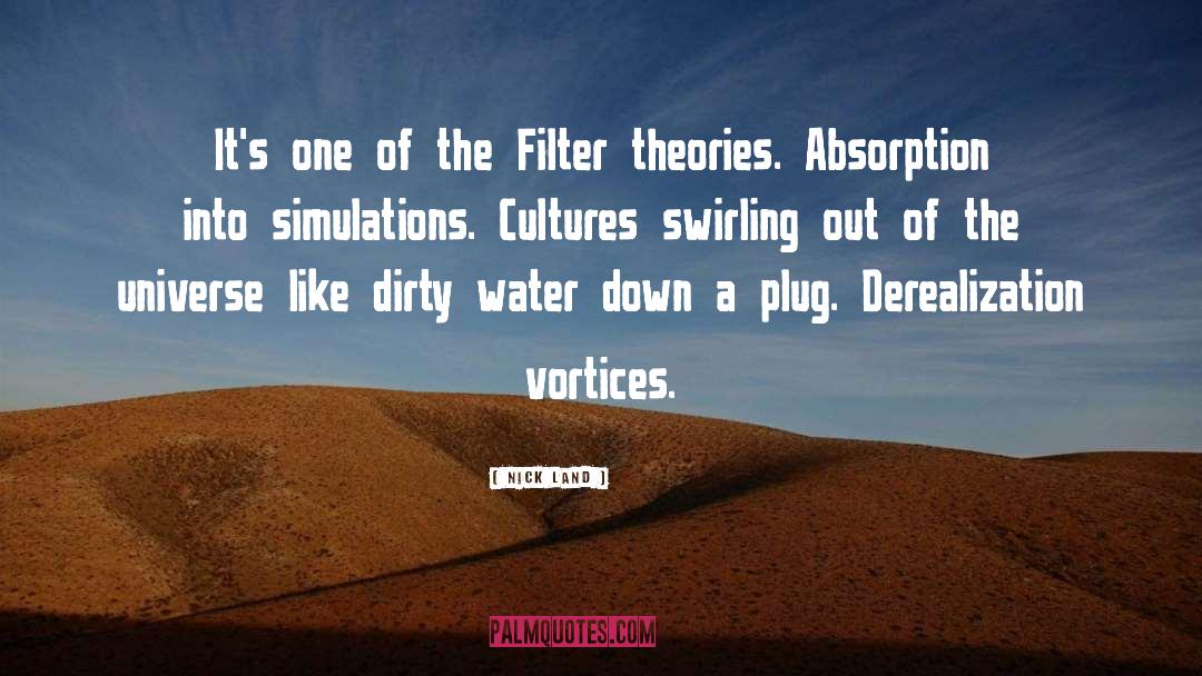 Nick Land Quotes: It's one of the Filter