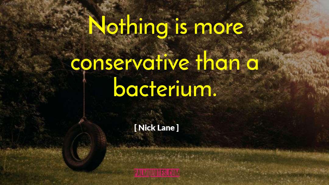 Nick Lane Quotes: Nothing is more conservative than