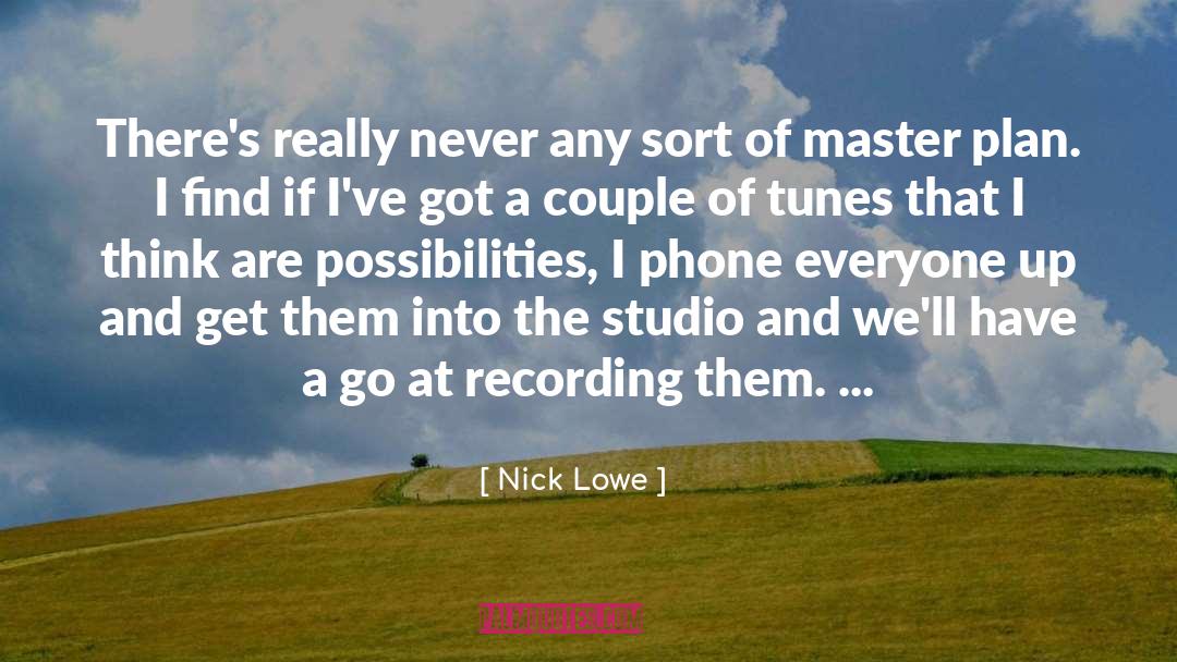 Nick Lowe Quotes: There's really never any sort