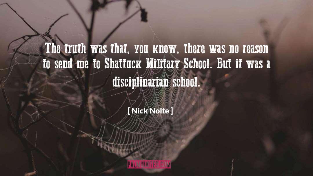 Nick Nolte Quotes: The truth was that, you