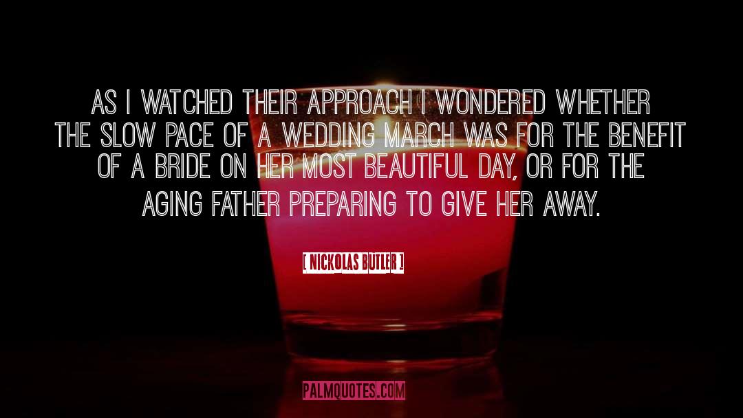 Nickolas Butler Quotes: as I watched their approach