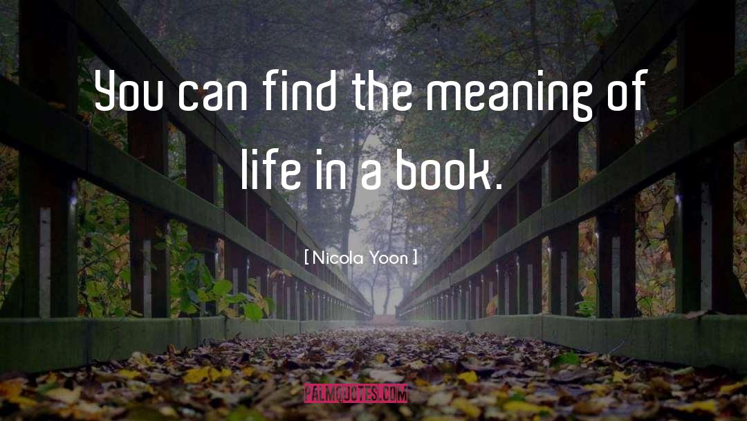 Nicola Yoon Quotes: You can find the meaning