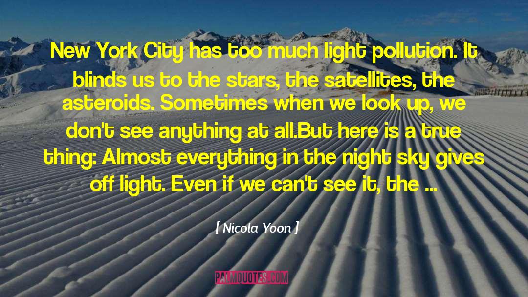 Nicola Yoon Quotes: New York City has too