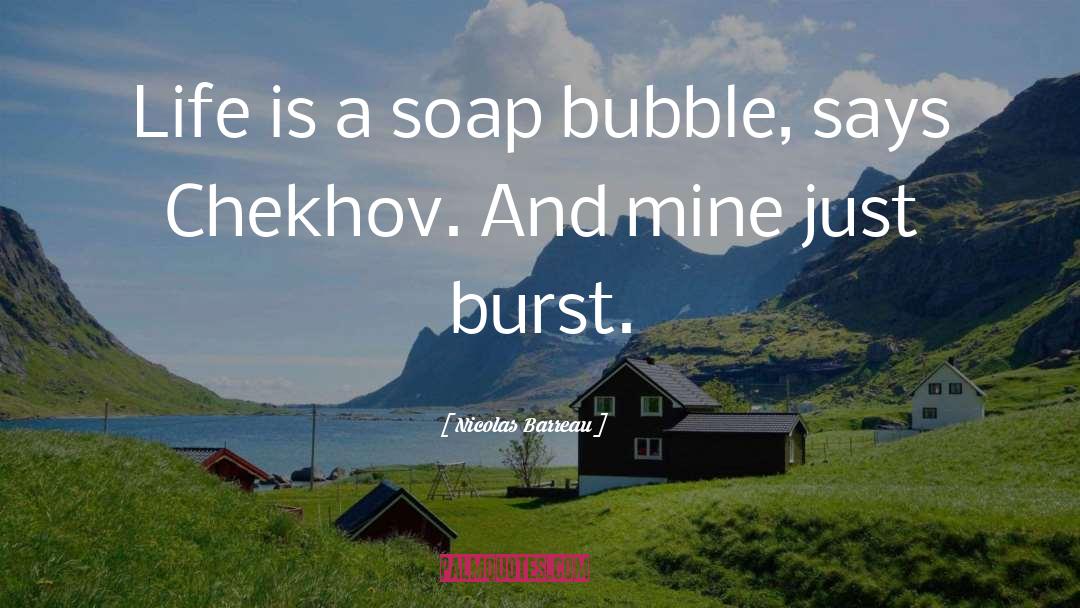 Nicolas Barreau Quotes: Life is a soap bubble,