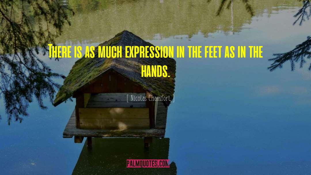 Nicolas Chamfort Quotes: There is as much expression