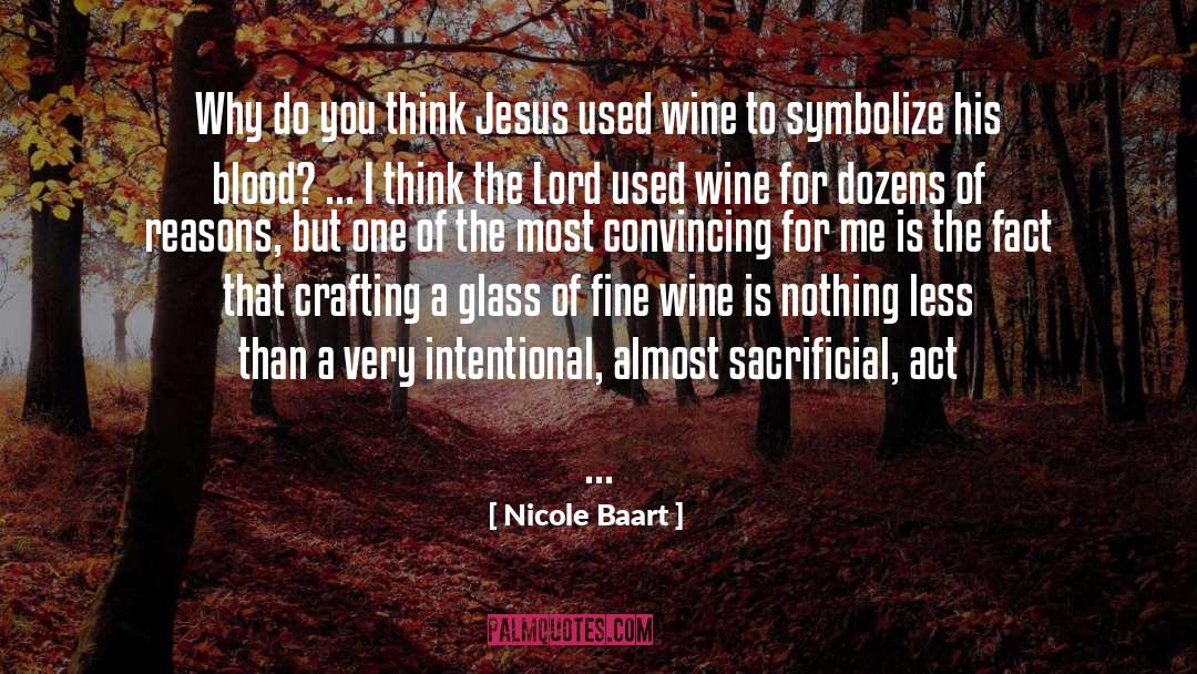 Nicole Baart Quotes: Why do you think Jesus