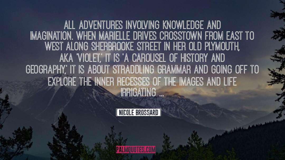 Nicole Brossard Quotes: all adventures involving knowledge and