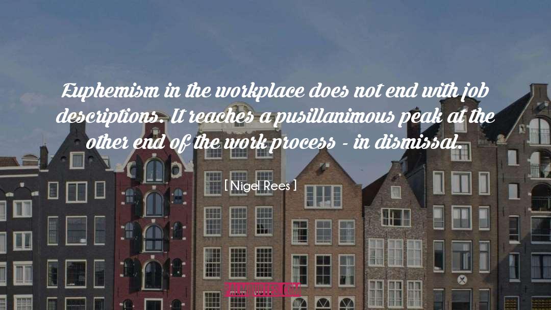 Nigel Rees Quotes: Euphemism in the workplace does