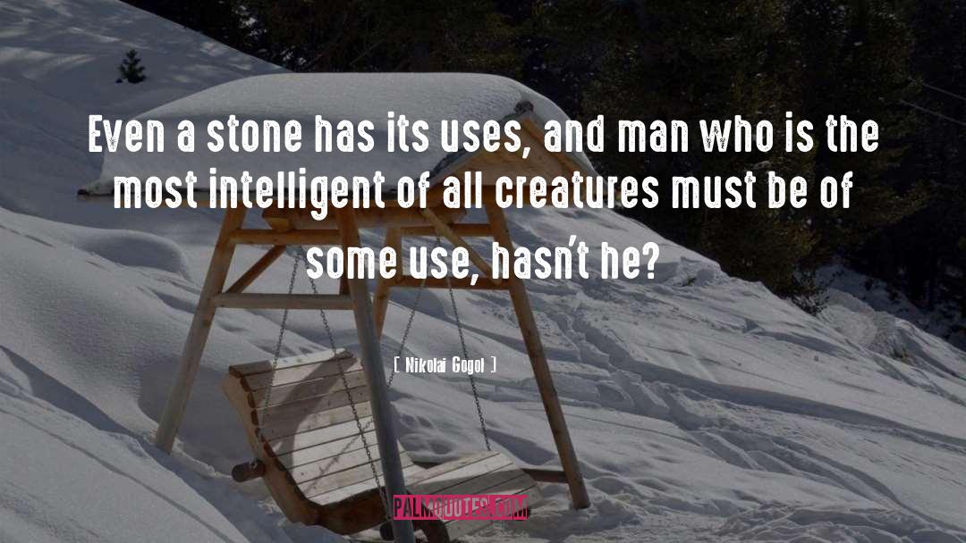 Nikolai Gogol Quotes: Even a stone has its