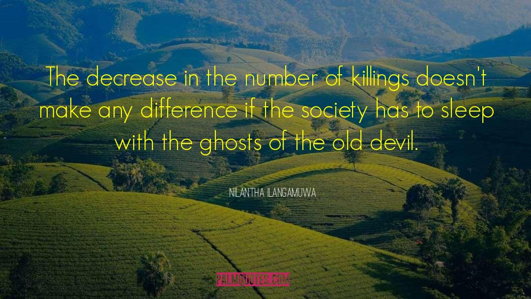 Nilantha Ilangamuwa Quotes: The decrease in the number