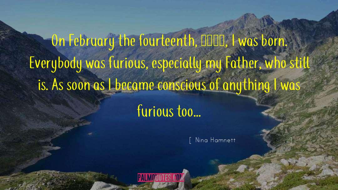Nina Hamnett Quotes: On February the fourteenth, 1890,
