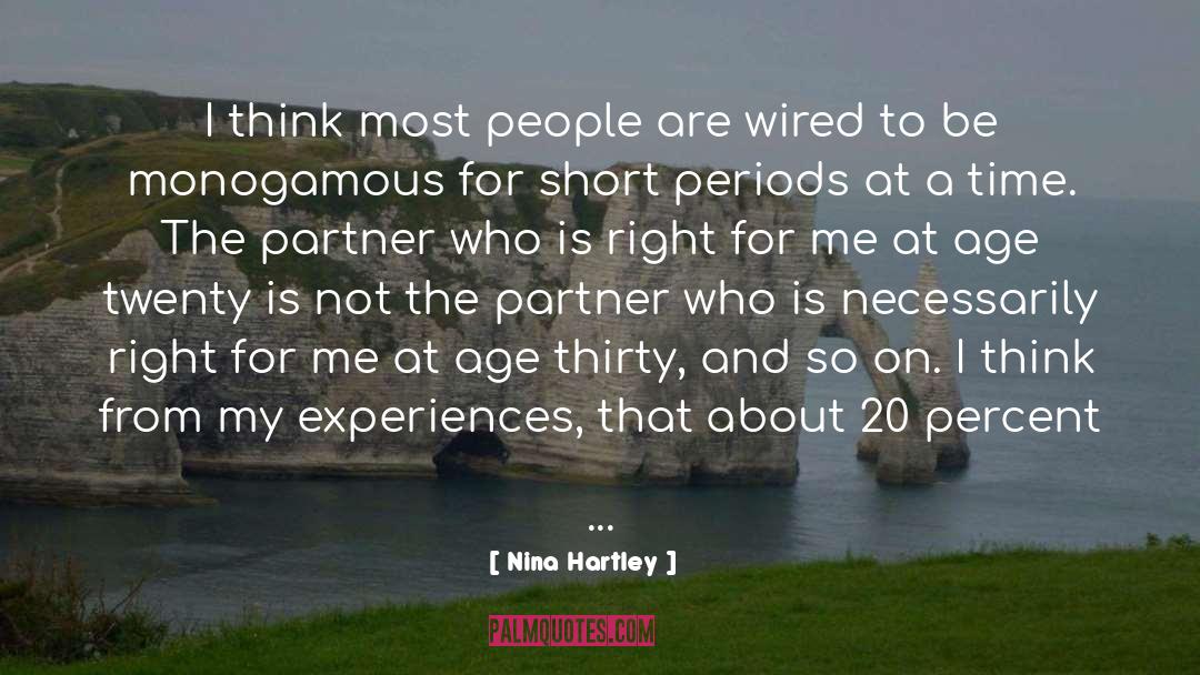 Nina Hartley Quotes: I think most people are