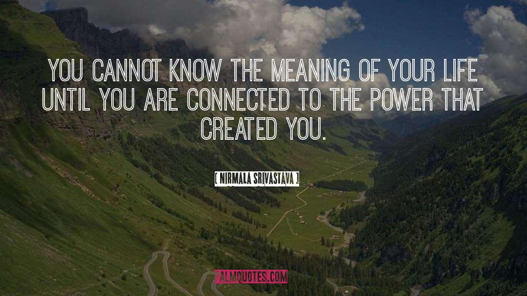 Nirmala Srivastava Quotes: You cannot know the meaning