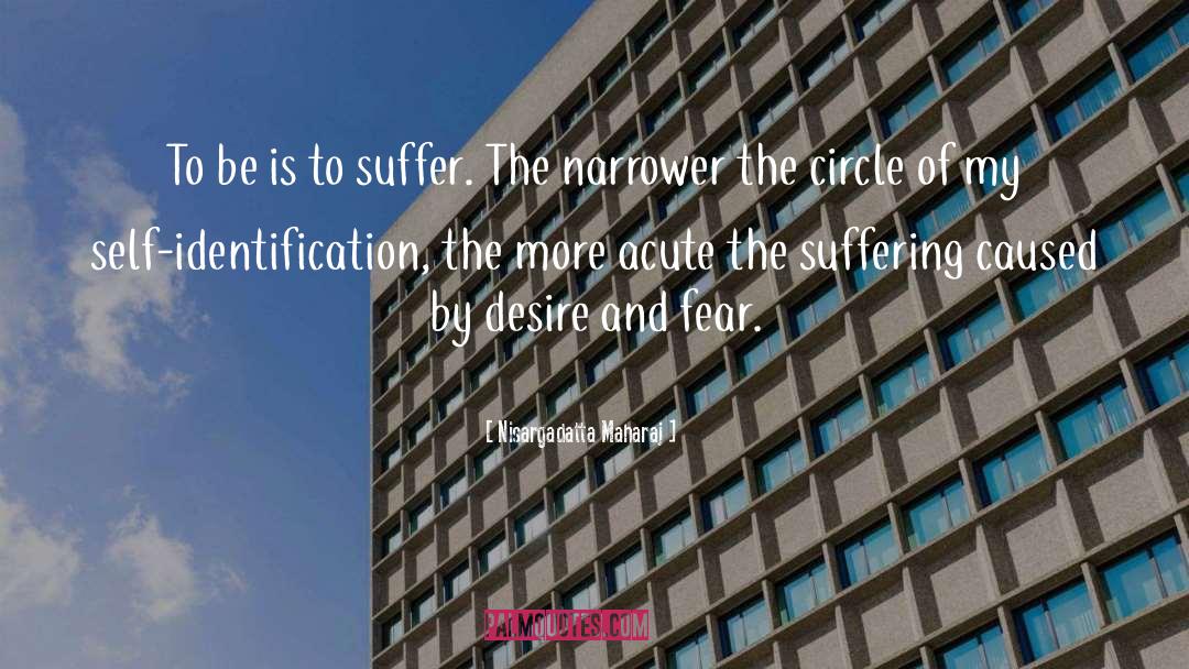 Nisargadatta Maharaj Quotes: To be is to suffer.