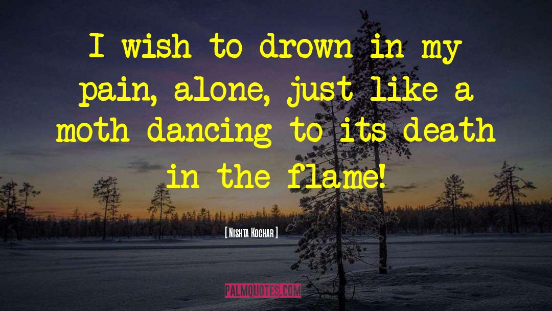 Nishta Kochar Quotes: I wish to drown in