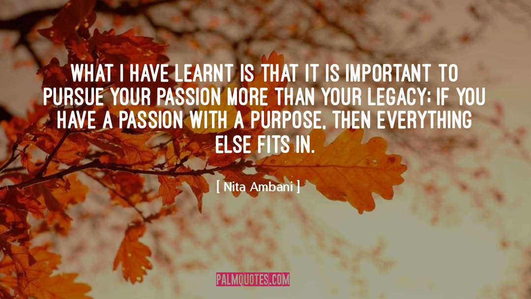 Nita Ambani Quotes: What I have learnt is
