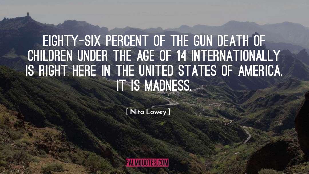 Nita Lowey Quotes: Eighty-six percent of the gun