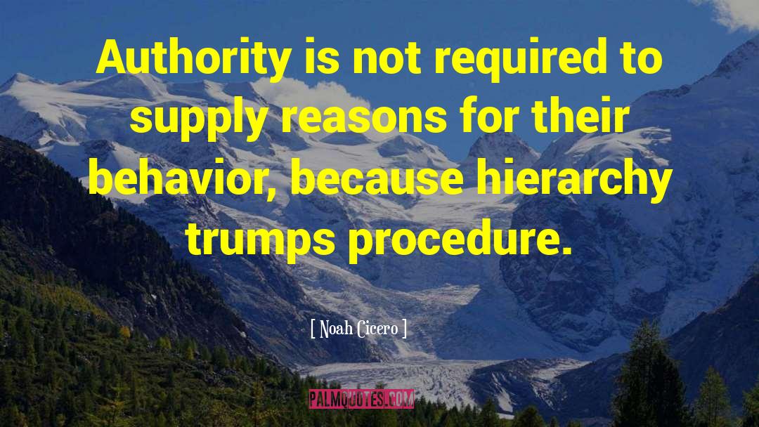 Noah Cicero Quotes: Authority is not required to