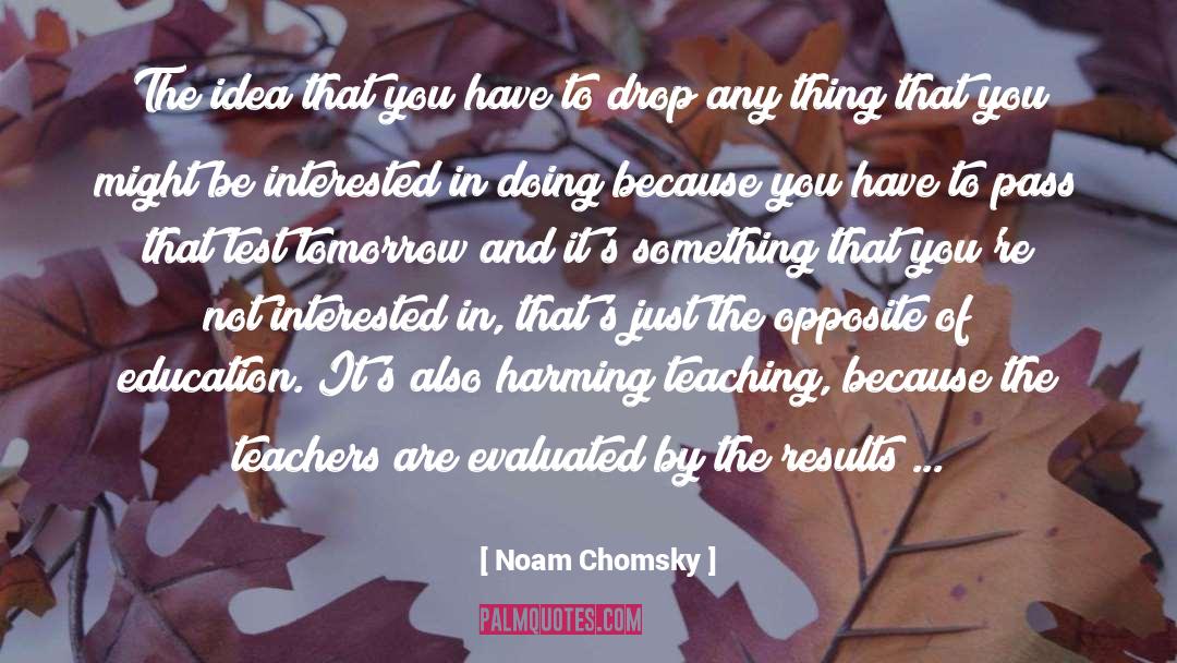 Noam Chomsky Quotes: The idea that you have