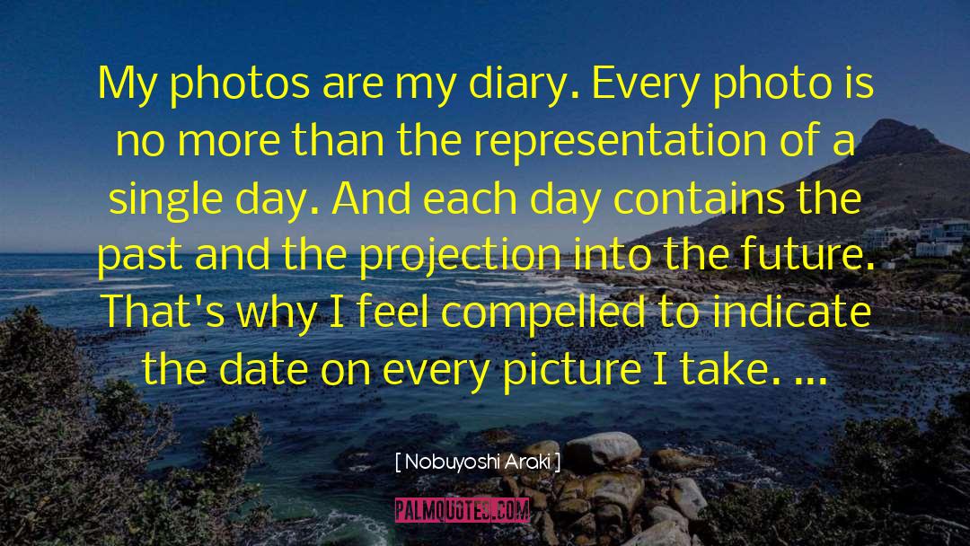 Nobuyoshi Araki Quotes: My photos are my diary.