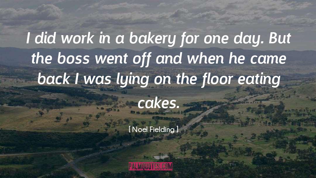 Noel Fielding Quotes: I did work in a