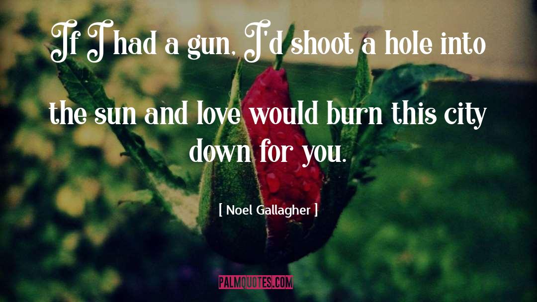 Noel Gallagher Quotes: If I had a gun,