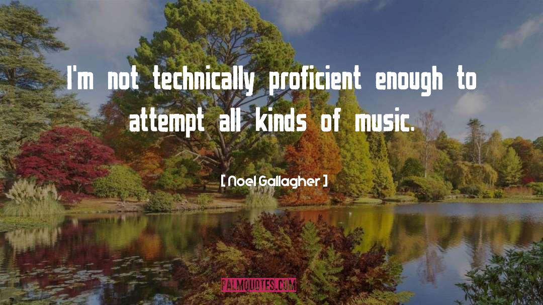 Noel Gallagher Quotes: I'm not technically proficient enough