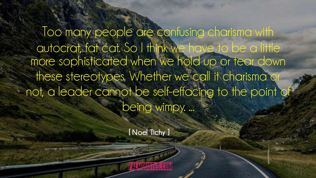 Noel Tichy Quotes: Too many people are confusing