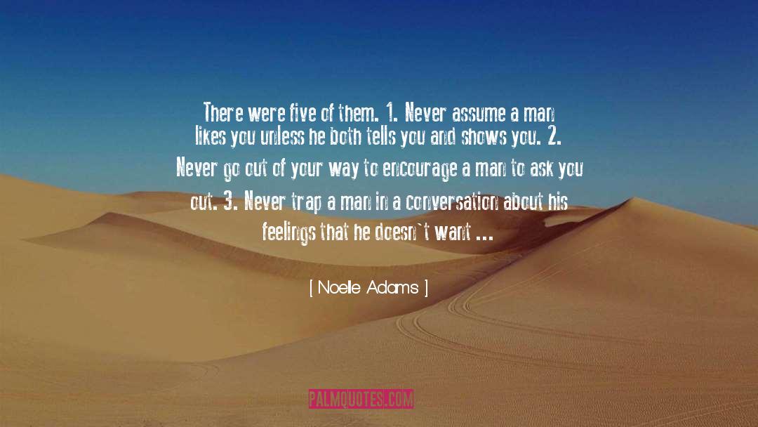 Noelle Adams Quotes: There were five of them.