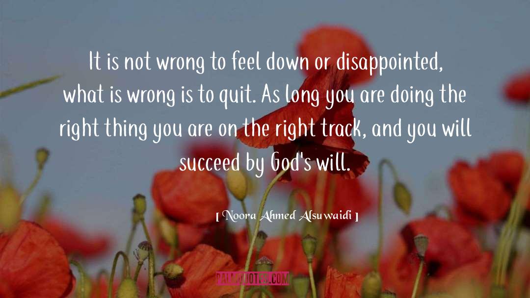 Noora Ahmed Alsuwaidi Quotes: It is not wrong to