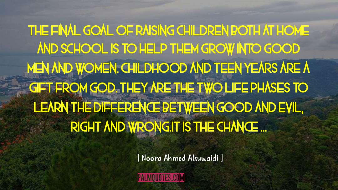 Noora Ahmed Alsuwaidi Quotes: The final goal of raising