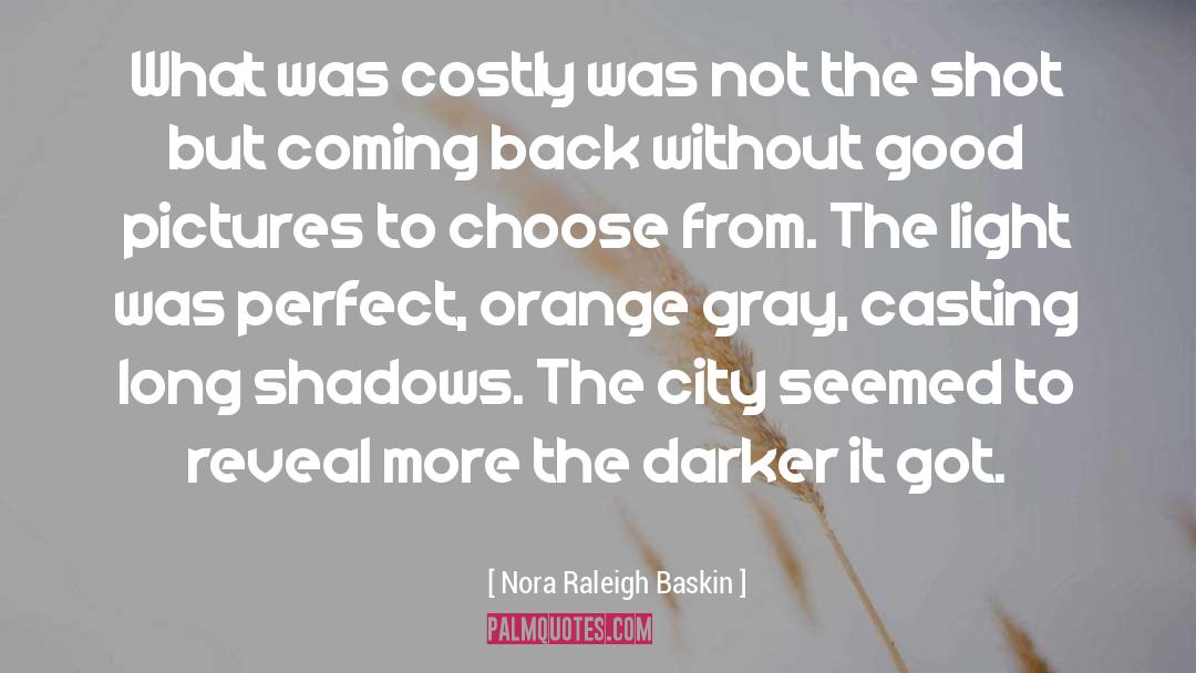 Nora Raleigh Baskin Quotes: What was costly was not