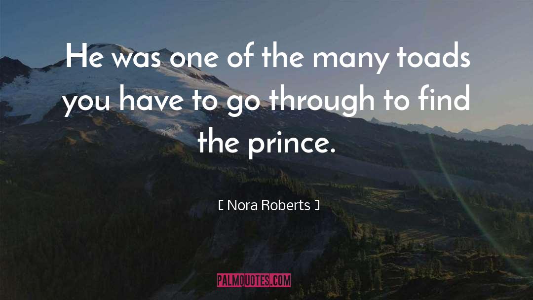 Nora Roberts Quotes: He was one of the