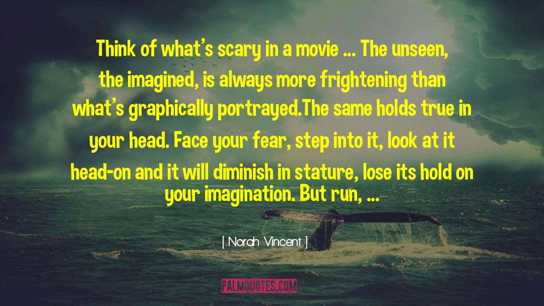 Norah Vincent Quotes: Think of what's scary in