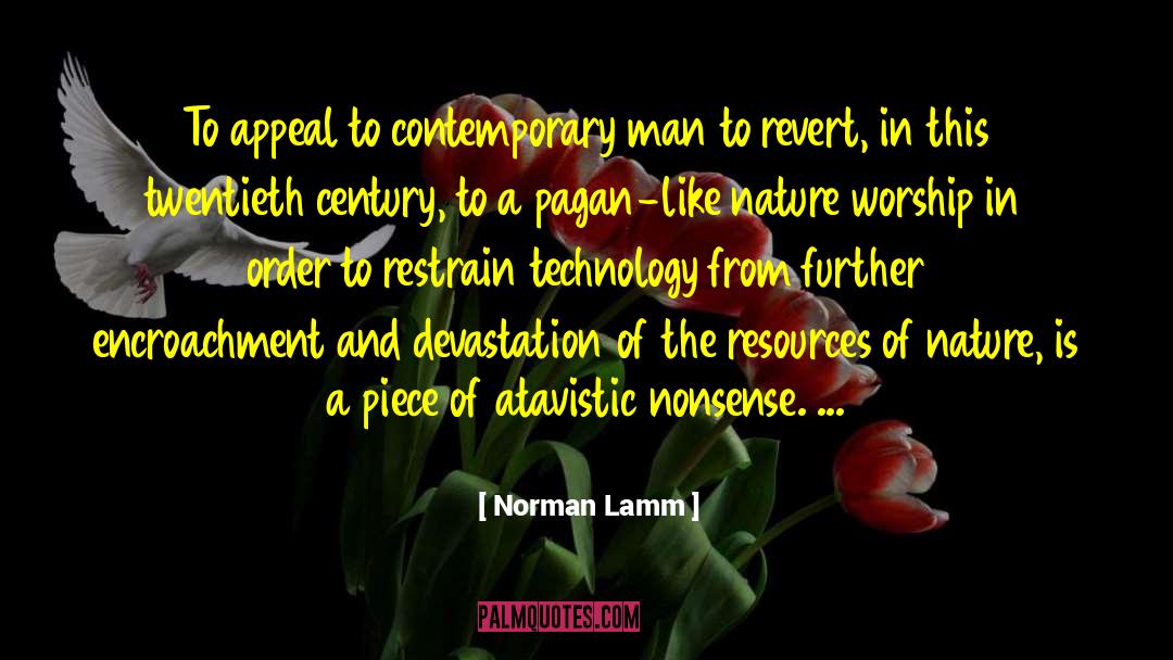 Norman Lamm Quotes: To appeal to contemporary man