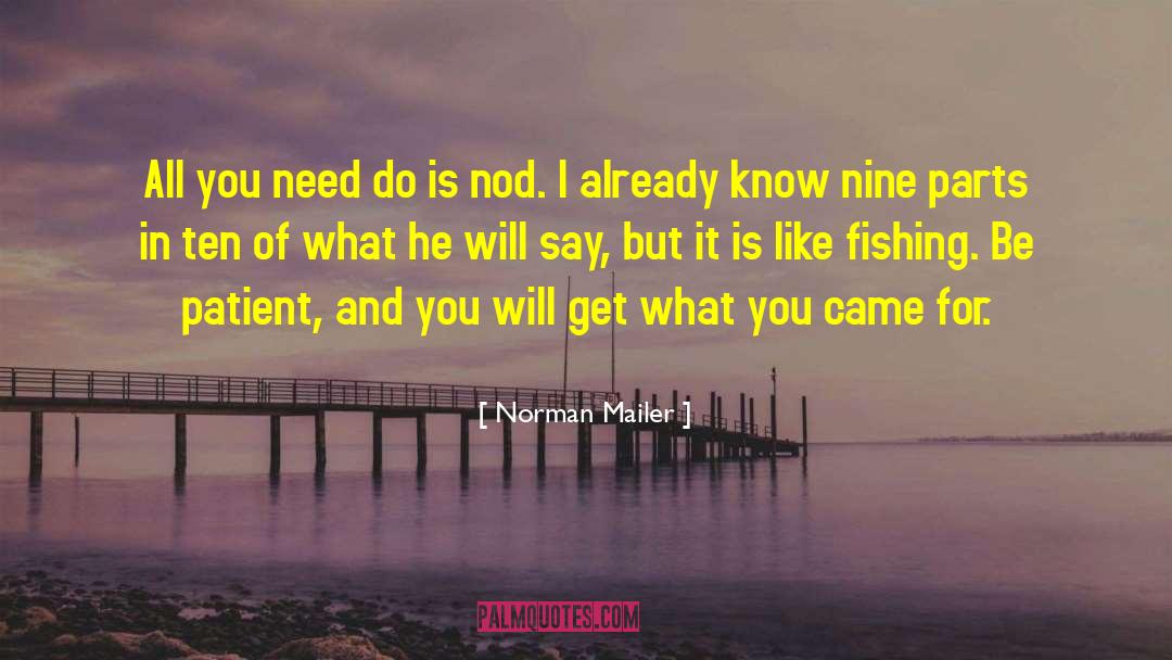 Norman Mailer Quotes: All you need do is