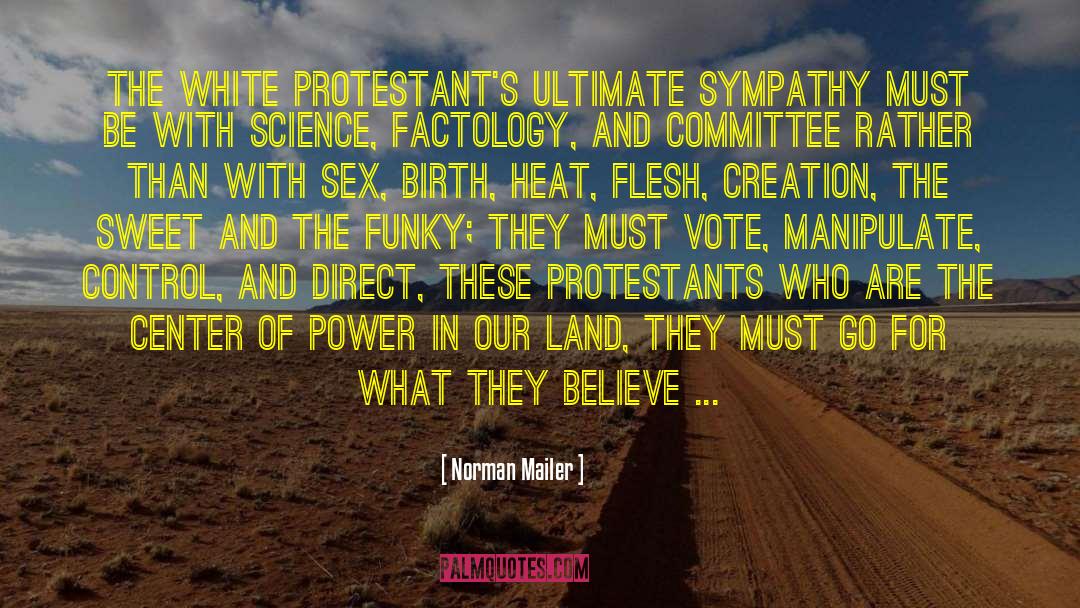 Norman Mailer Quotes: The White Protestant's ultimate sympathy